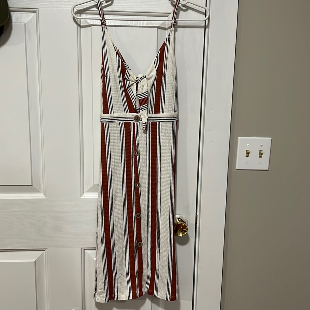 Live Tree Ribbed Midi Dress